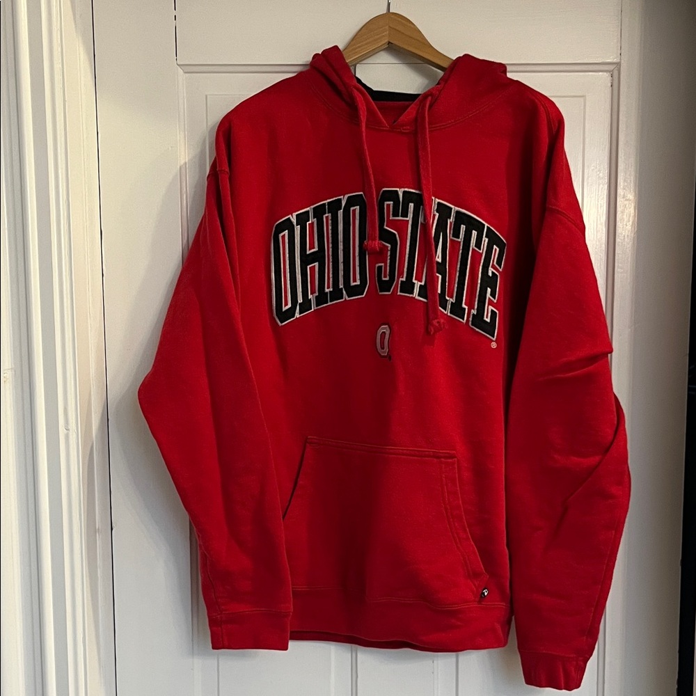 Vintage J. America Red Ohio State Hoodie Men’s Size Large